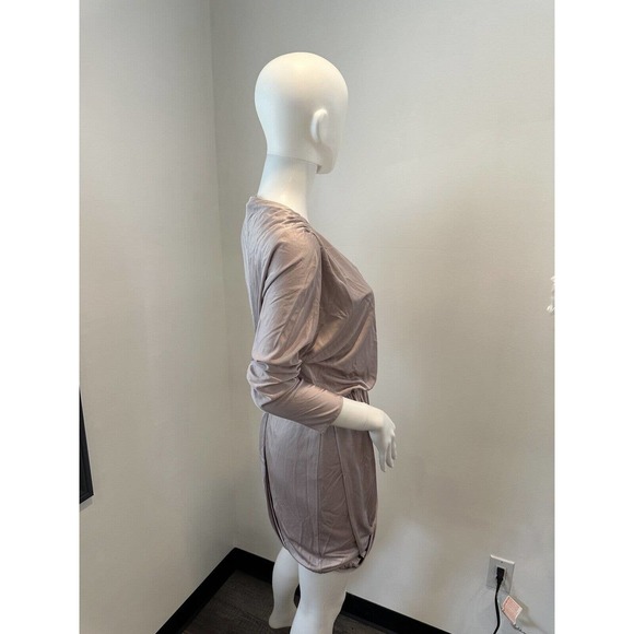 Tibi Dress - Pink Plunging Bubble Hem Mini Sleeve Womens Dress- size S Orig.$495 - Picture 10 of 16